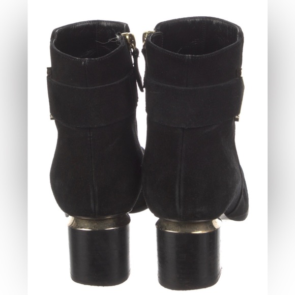 KIRKWOOD Black Suede Ankle Boots w/ Zip US7.5 - Picture 4 of 5